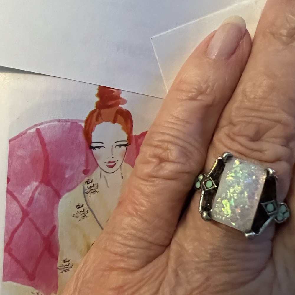 Fire Opal Ring - image 4